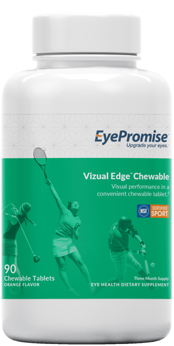Vizual Edge Chewable comes in 30- and 90-count bottles.
